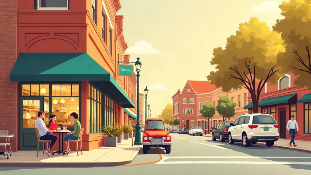 Editorial illustration: Kid-Friendly Restaurants in Cullman