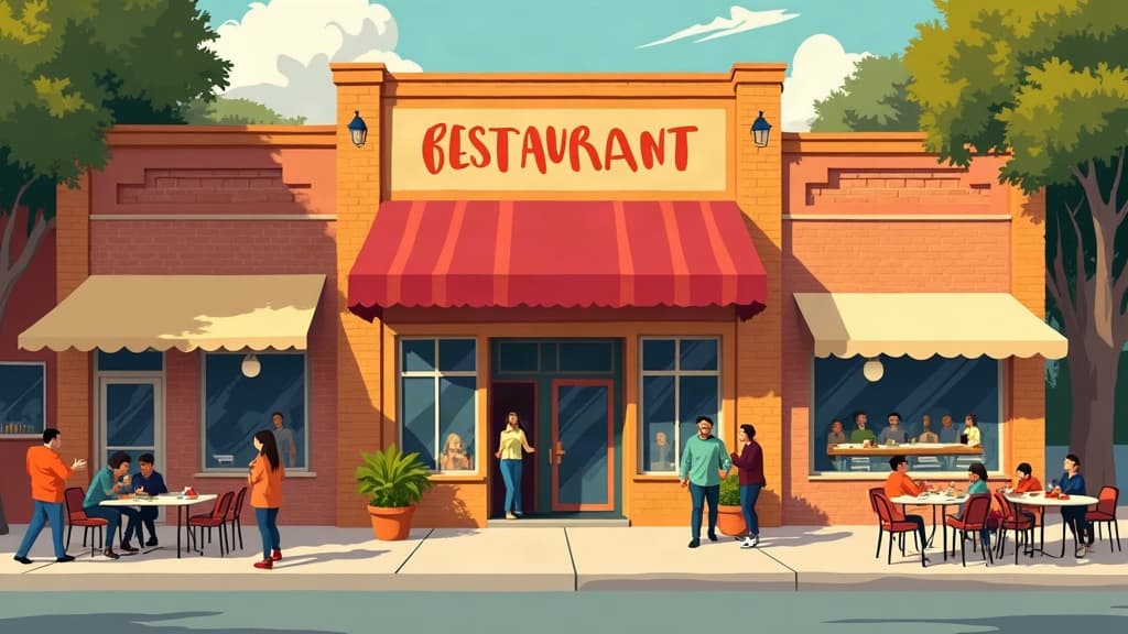 Editorial illustration: Best Mexican Restaurants in Cullman