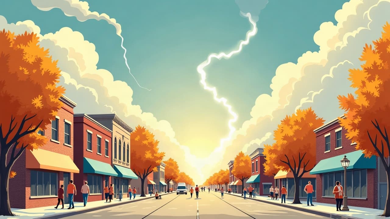 Editorial illustration: Weather in Cullman, AL: What Each Season is Really Like