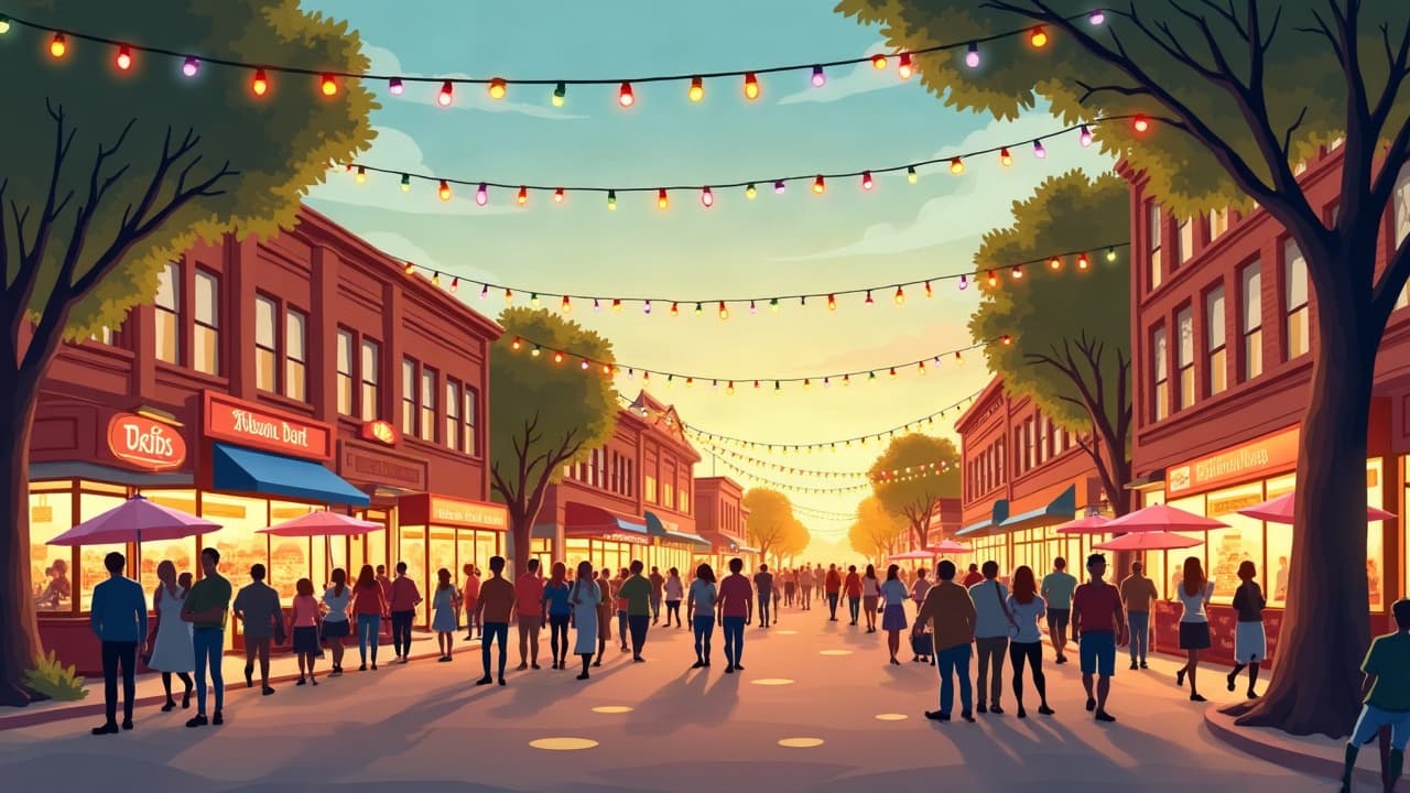 Editorial illustration: Exciting Weekend Events in Cullman: October 16-18
