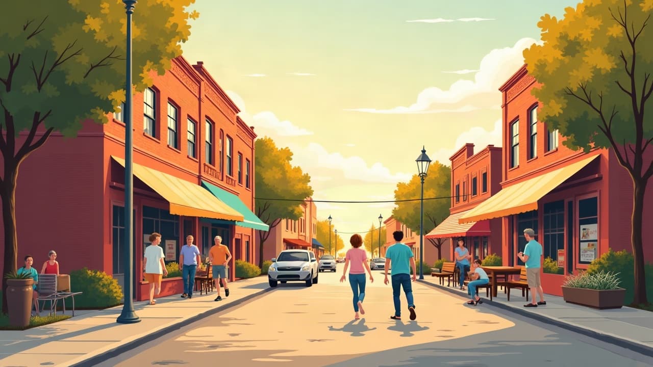 Editorial illustration: Best Lunch Spots in Cullman